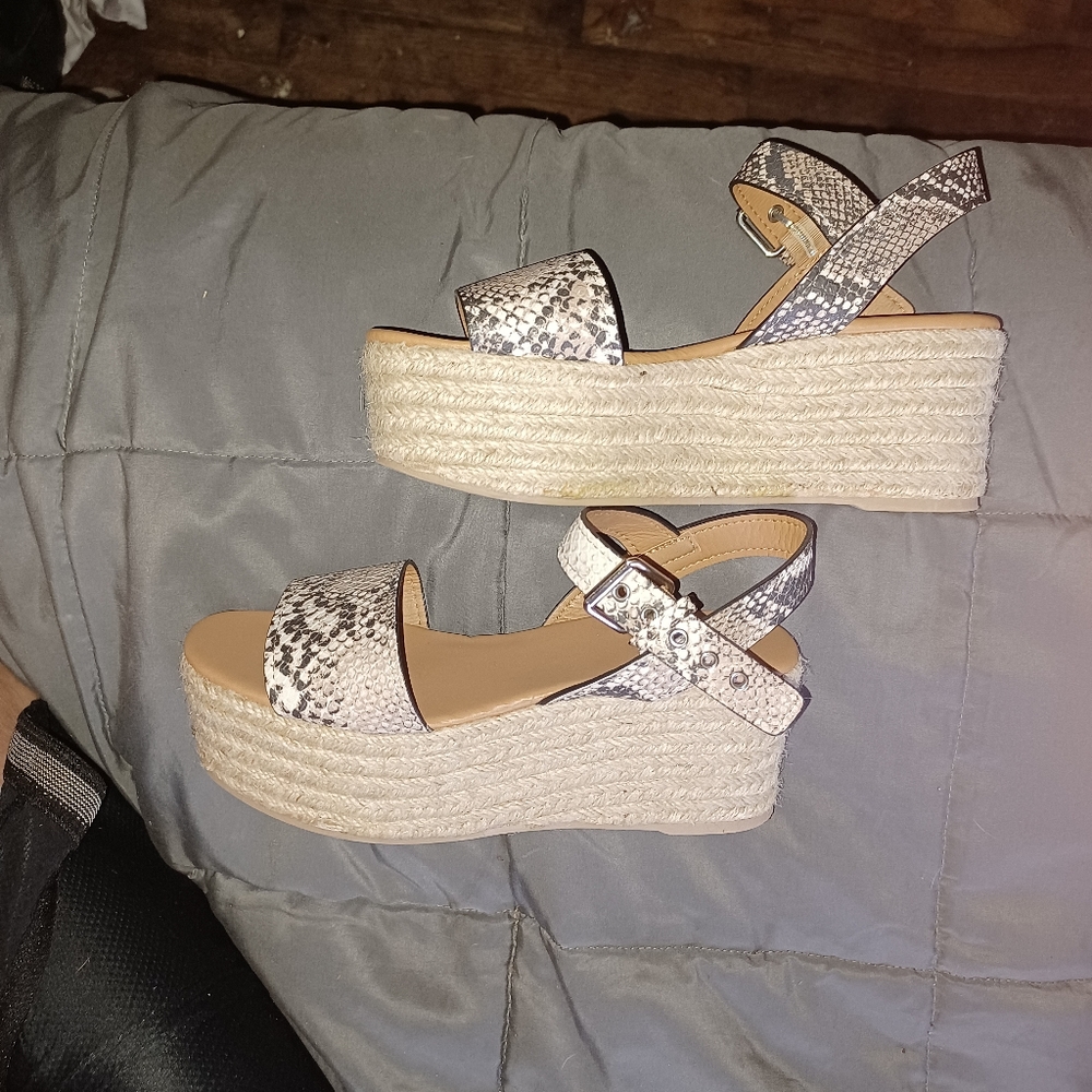 Animal print Platform sandals